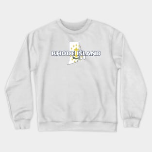 Rhode Island Colored State Crewneck Sweatshirt